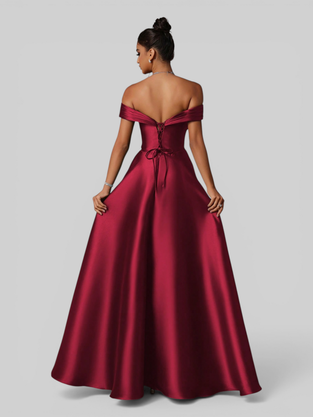 Vestido de Festa Super Luxo Ombro a Ombro Love