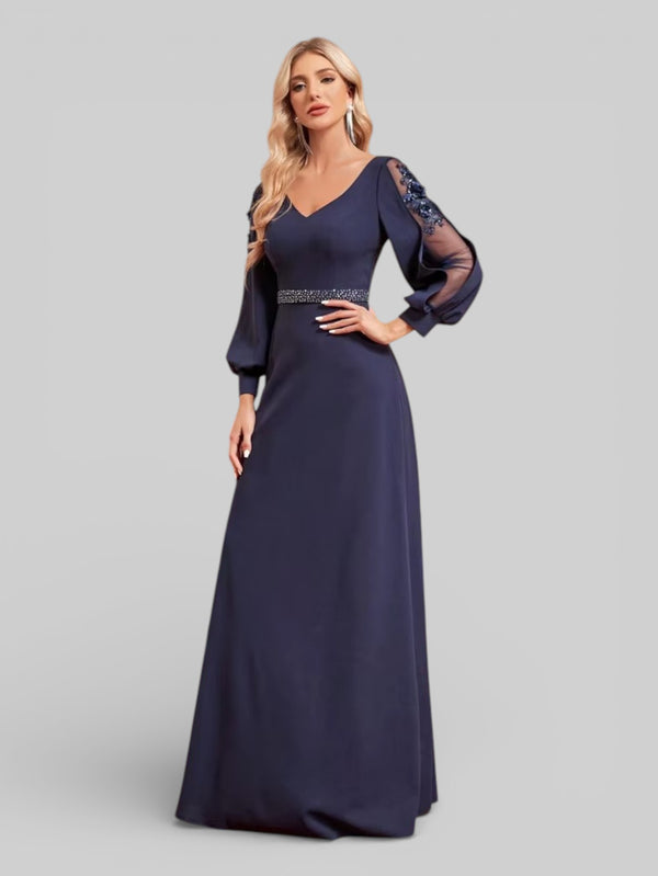 Vestido de Festa Manga Longa Maldivas - Aurea Dress