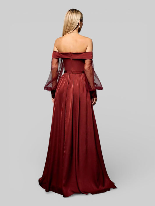 Vestido de Festa Manga Longa Diana - Aurea Dress