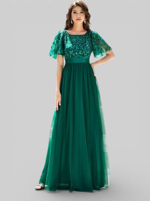 Vestido de Festa Longo Plus Size Village - Aurea Dress