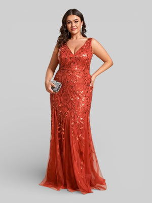 Vestido de Festa Longo Luxo Lantejoulas Elite - Aurea Dress