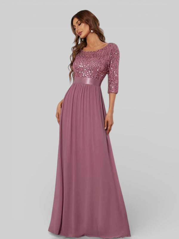 Vestido de Festa Plus Size Manga Longa Dallas - Aurea Dress