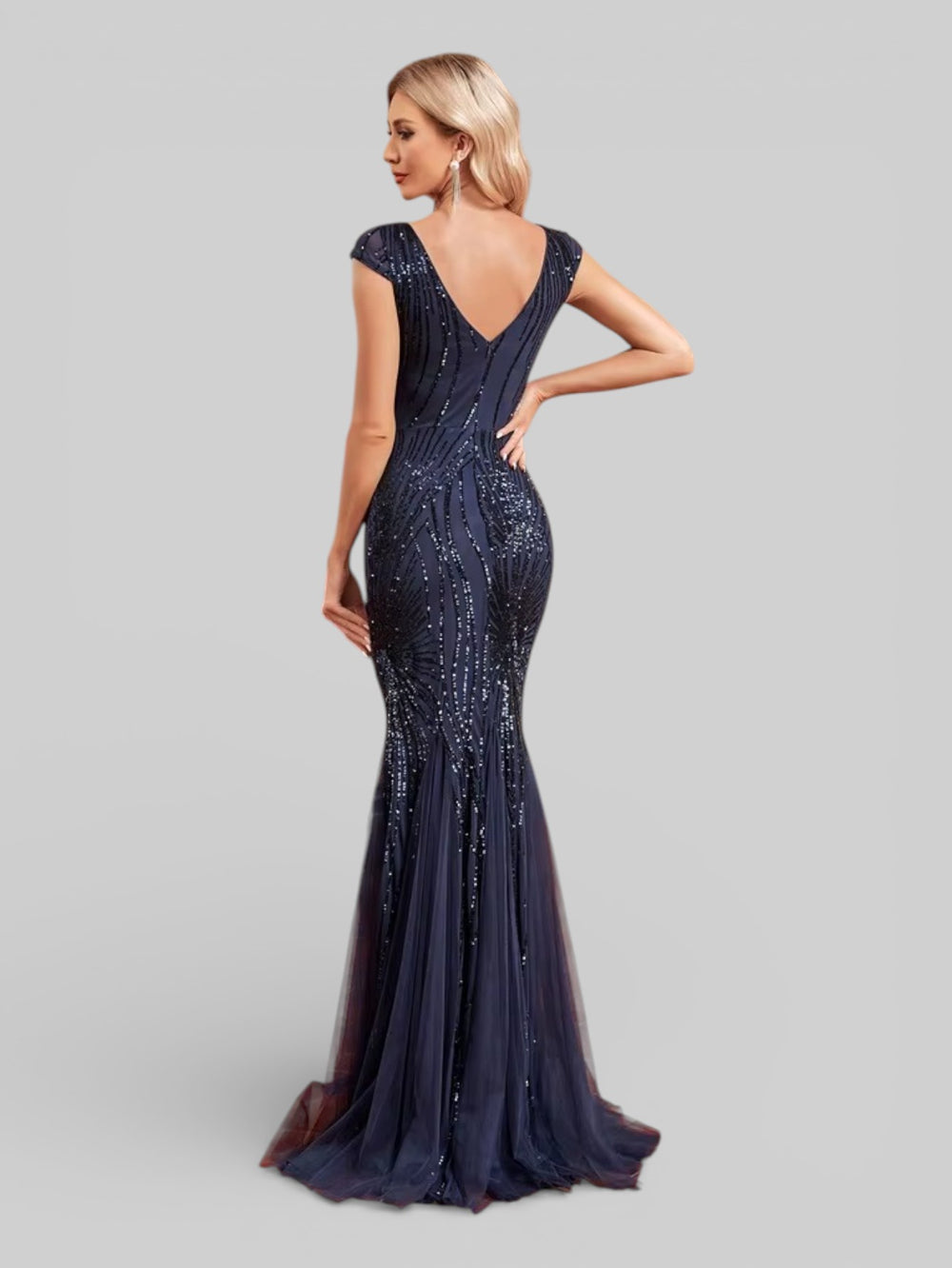 Vestido de Festa Lantejoulas Dolps