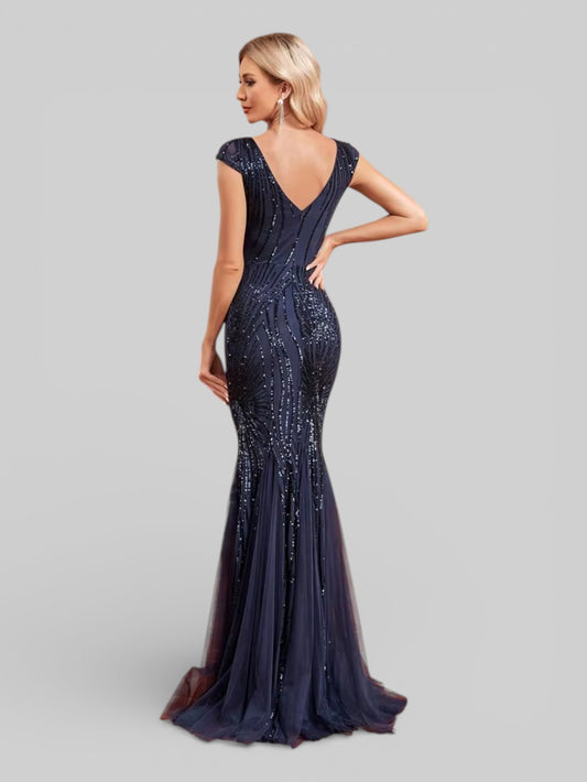 Vestido de Festa Lantejoulas Dolps - Aurea Dress
