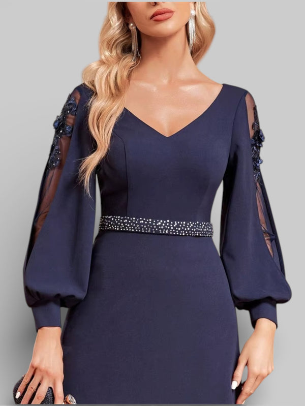 Vestido de Festa Manga Longa Maldivas - Aurea Dress