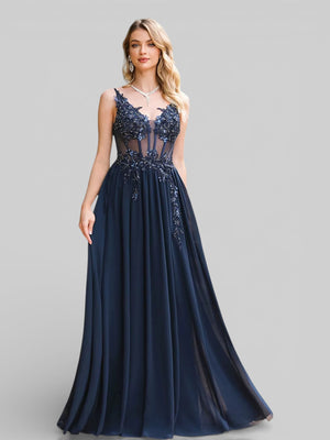 Vestido de Festa Bordado Super Luxo Viena - Aurea Dress