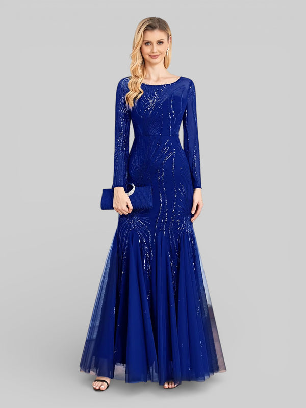 Vestido de Festa Plus Size Manga Longa Funchal - Aurea Dress
