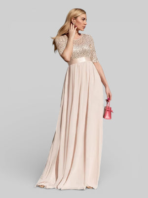 Vestido de Festa Plus Size Manga Longa Dallas - Aurea Dress