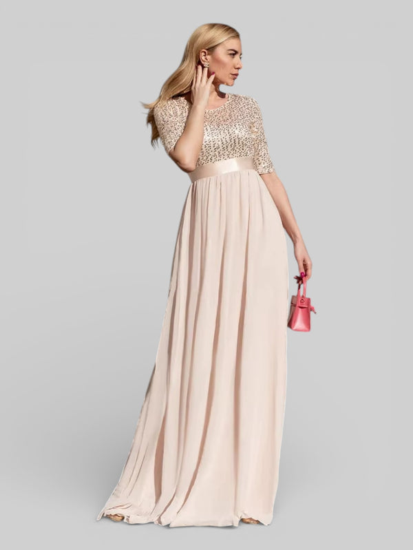Vestido de Festa Plus Size Manga Longa Dallas - Aurea Dress