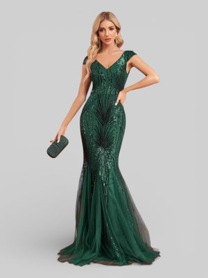 Vestido de Festa Lantejoulas Dolps - Aurea Dress
