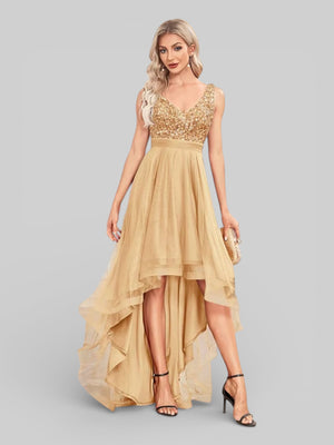 Vestido de Festa Lantejoulas High New - Aurea Dress