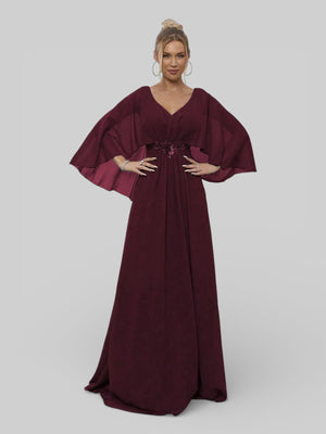 Vestido de Festa Longo Bordado Alban - Aurea Dress