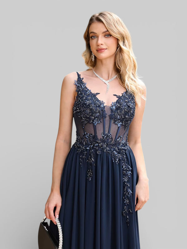 Vestido de Festa Bordado Super Luxo Viena - Aurea Dress