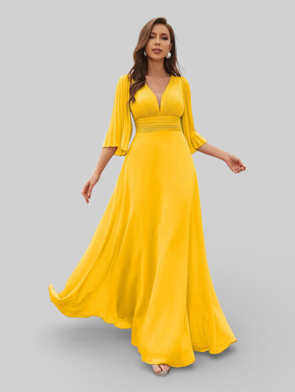 Vestido de Festa Longo Madrinhas Flare - Aurea Dress