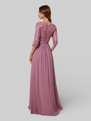 Vestido de Festa Plus Size Manga Longa Dallas - Aurea Dress