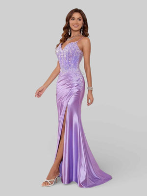Vestido de Festa Sereia Super Luxo Bordado Apliques