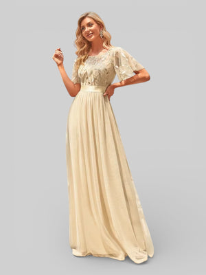 Vestido de Festa Longo Plus Size Village - Aurea Dress