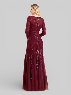 Vestido de Festa Plus Size Manga Longa Funchal - Aurea Dress