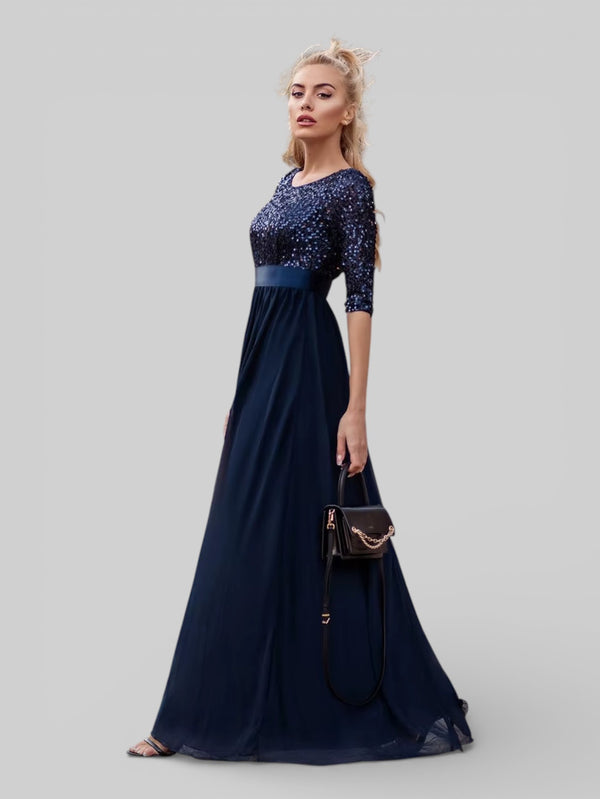 Vestido de Festa Plus Size Manga Longa Dallas - Aurea Dress
