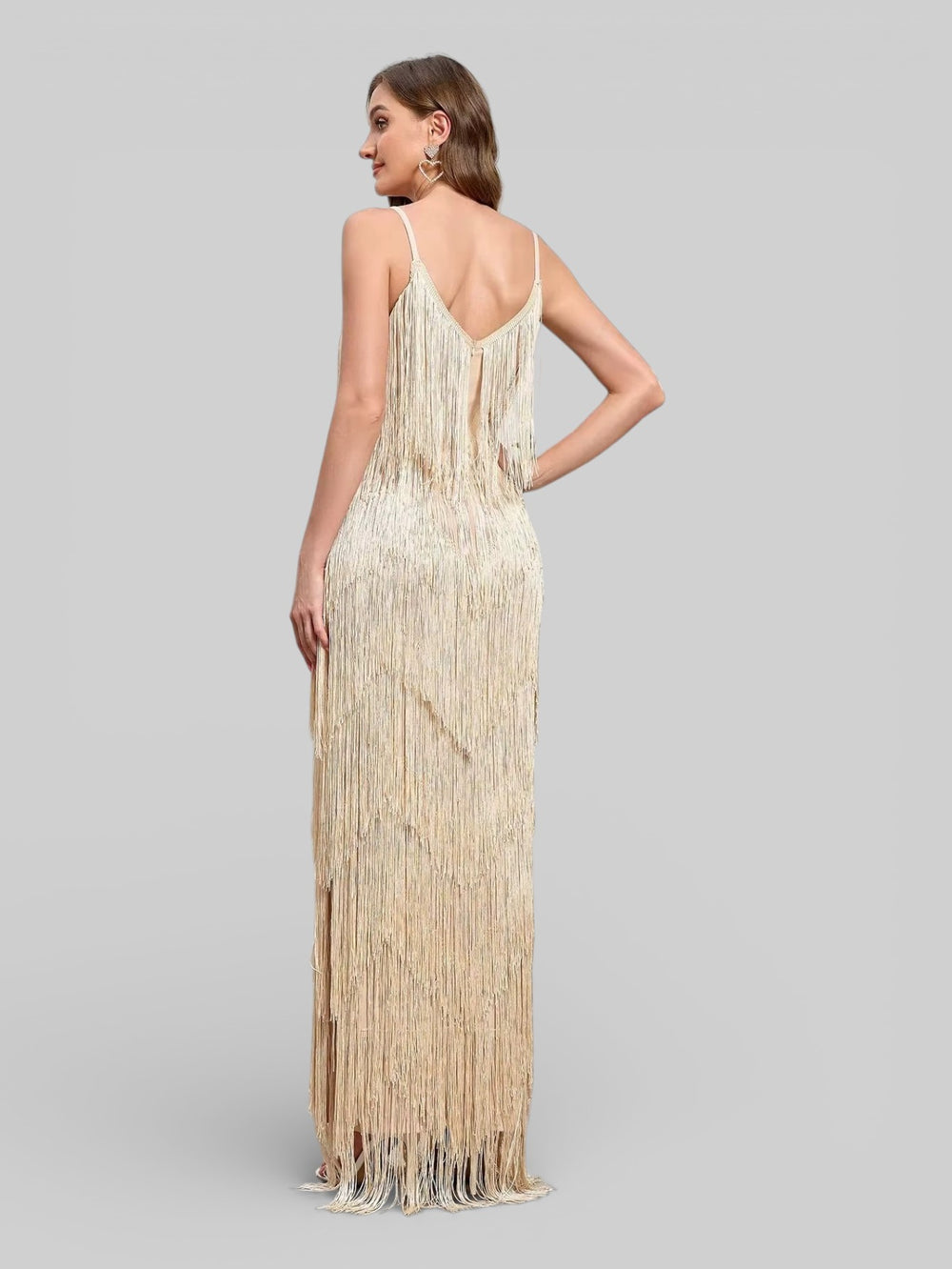 Vestido de Festa com Franjas Dakar - Aurea Dress