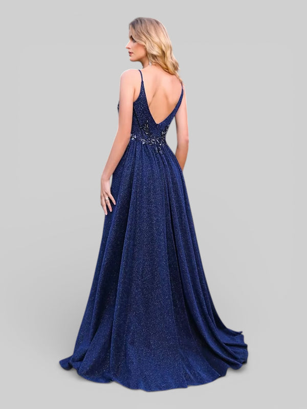Vestido de Festa Bordado com Apliques Avenue - Aurea Dress