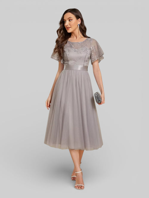 Vestido de Festa Curto Plus Size Village - Aurea Dress