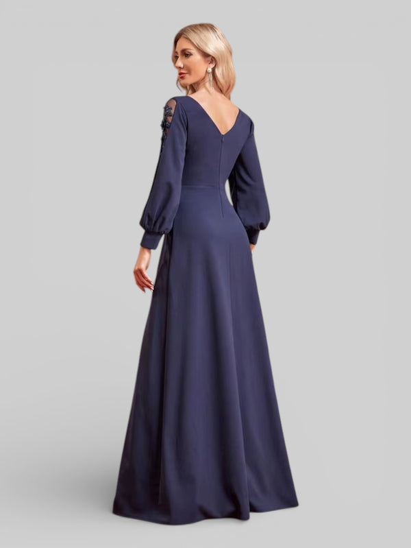 Vestido de Festa Manga Longa Maldivas - Aurea Dress