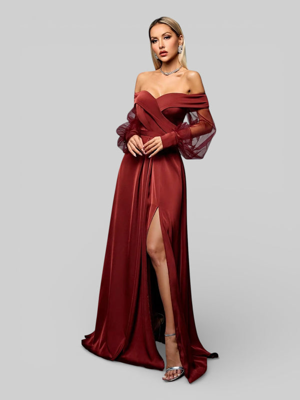 Vestido de Festa Manga Longa Diana - Aurea Dress