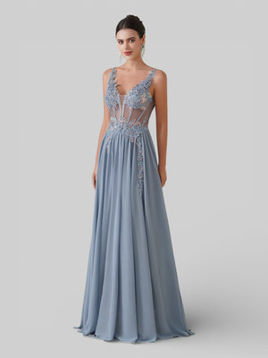 Vestido de Festa Bordado Super Luxo Viena - Aurea Dress