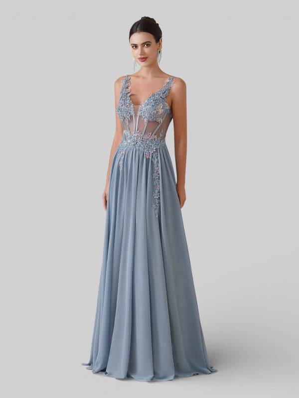 Vestido de Festa Bordado Super Luxo Viena - Aurea Dress