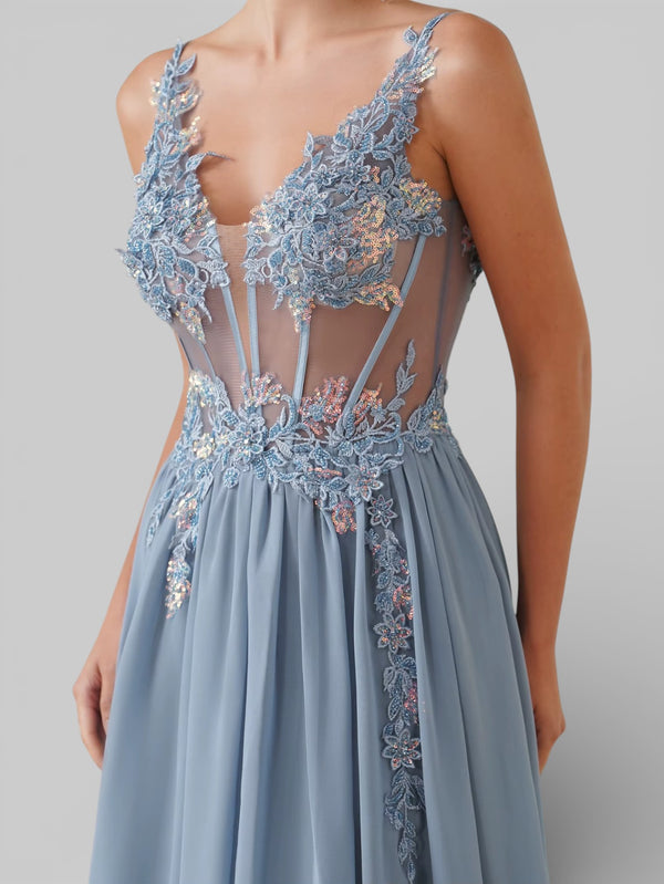 Vestido de Festa Bordado Super Luxo Viena - Aurea Dress