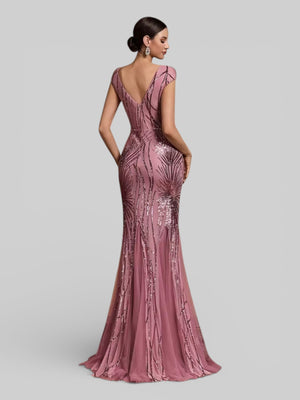 Vestido de Festa Lantejoulas Dolps - Aurea Dress