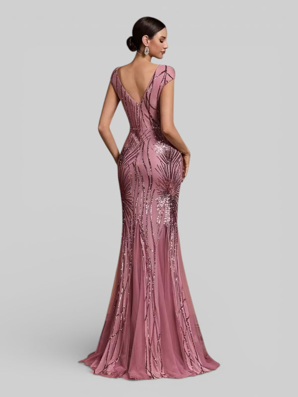 Vestido de Festa Lantejoulas Dolps - Aurea Dress
