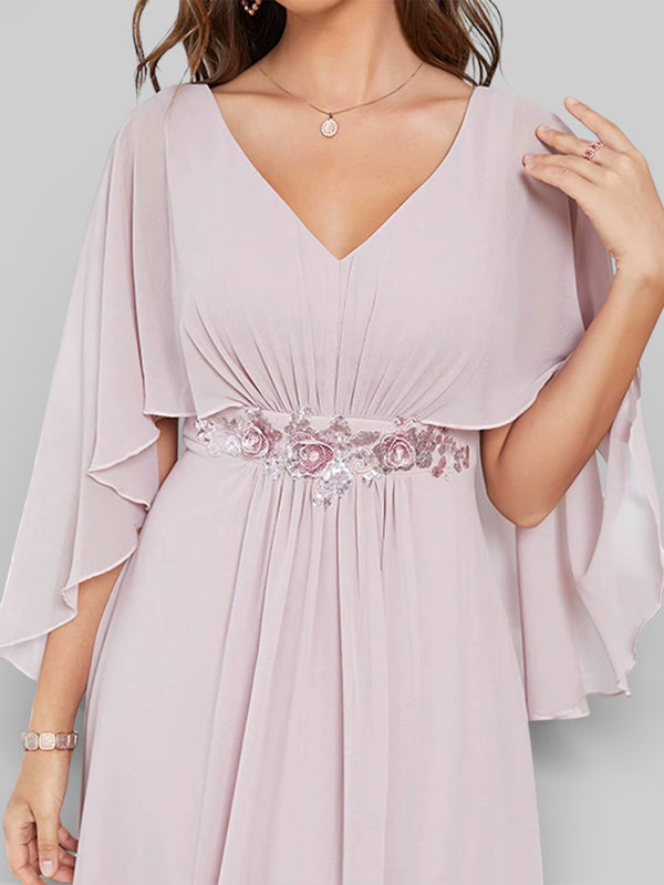 Vestido de Festa Longo Bordado Alban - Aurea Dress
