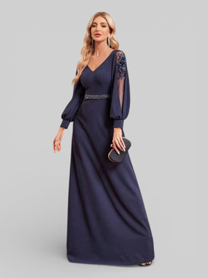 Vestido de Festa Manga Longa Maldivas - Aurea Dress