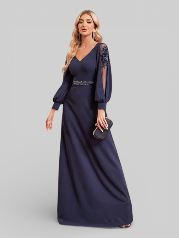 Vestido de Festa Manga Longa Maldivas - Aurea Dress
