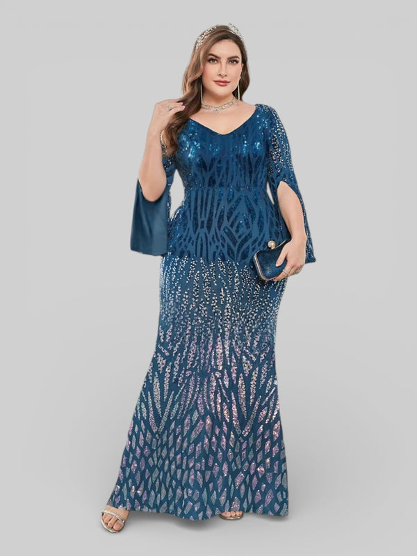Vestido de Festa Lantejoulas LadyDress - Aurea Dress