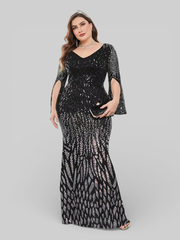 Vestido de Festa Lantejoulas LadyDress - Aurea Dress