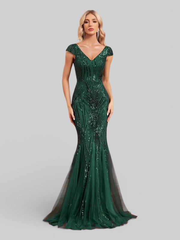 Vestido de Festa Lantejoulas Dolps - Aurea Dress