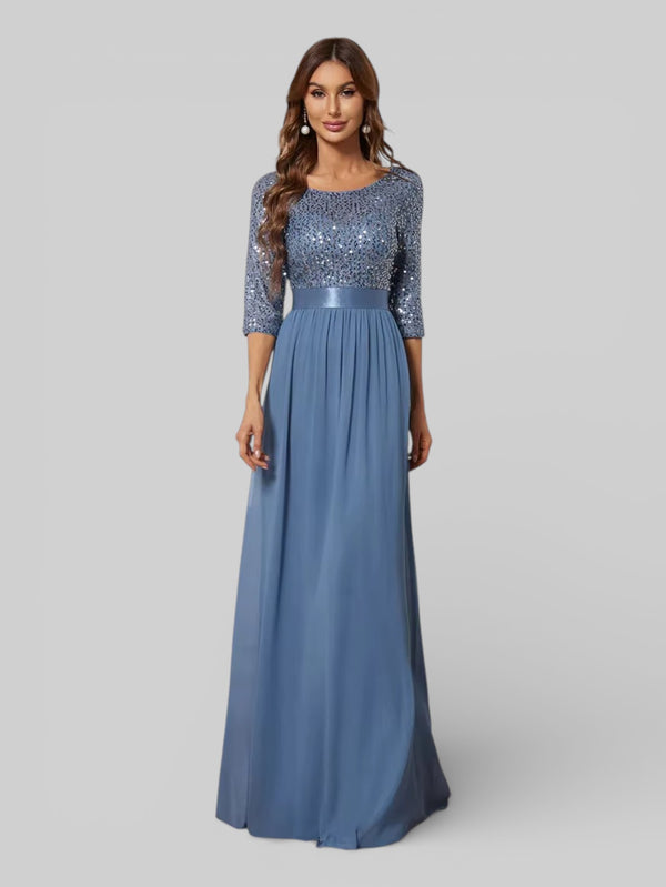Vestido de Festa Plus Size Manga Longa Dallas - Aurea Dress