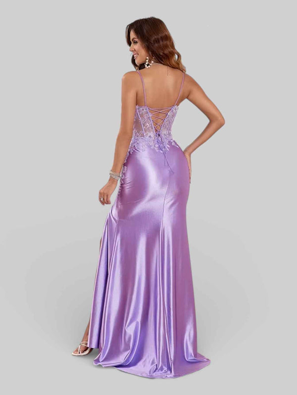 Vestido de Festa Sereia Super Luxo Bordado Apliques