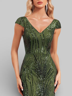 Vestido de Festa Lantejoulas Dolps - Aurea Dress