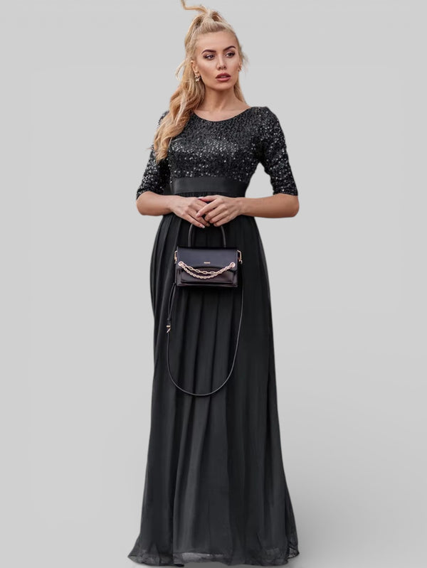Vestido de Festa Plus Size Manga Longa Dallas - Aurea Dress