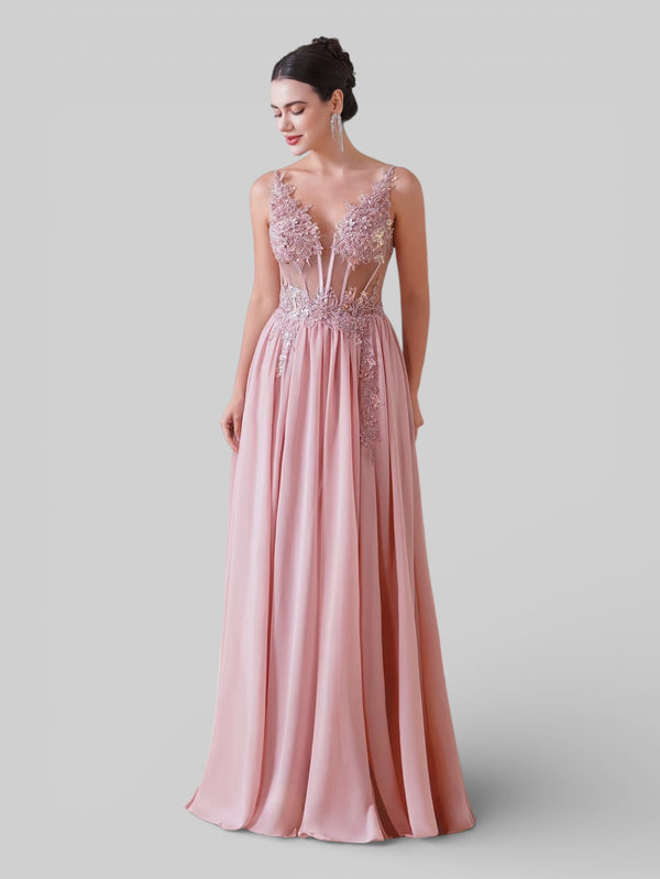 Vestido de Festa Bordado Super Luxo Viena - Aurea Dress
