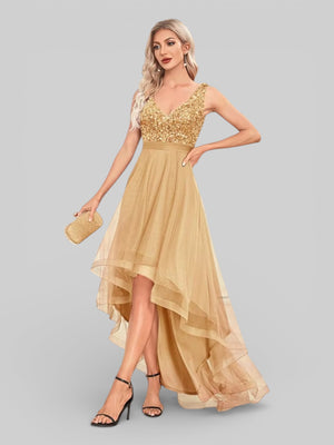 Vestido de Festa Lantejoulas High New - Aurea Dress