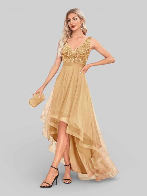 Vestido de Festa Lantejoulas High New - Aurea Dress
