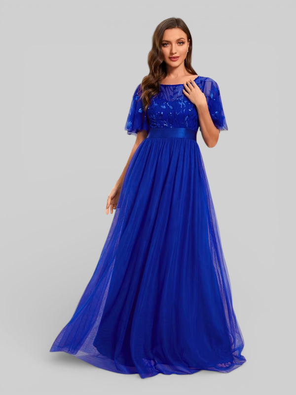 Vestido de Festa Longo Plus Size Village - Aurea Dress
