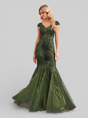 Vestido de Festa Lantejoulas Dolps - Aurea Dress
