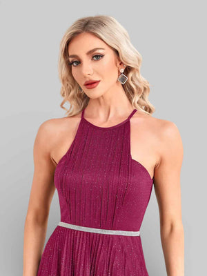 Vestido de Festa Longo Glow Aurea