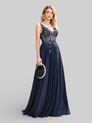 Vestido de Festa Bordado Super Luxo Viena - Aurea Dress